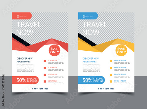 vector business corporate flyer template	