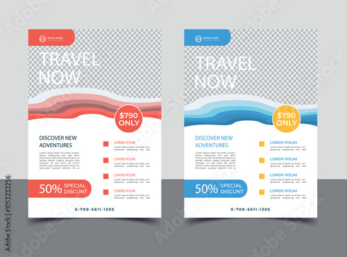 vector business corporate flyer template	