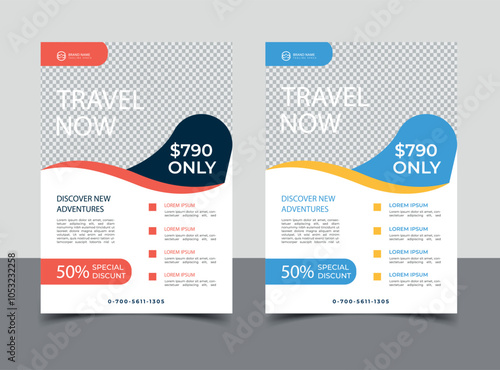 vector business corporate flyer template	