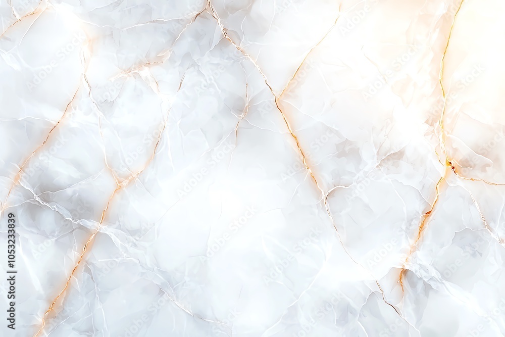 Fototapeta premium Elegant marble texture with golden veins, showcasing natural beauty and intricate patterns, ideal for backgrounds and design projects.