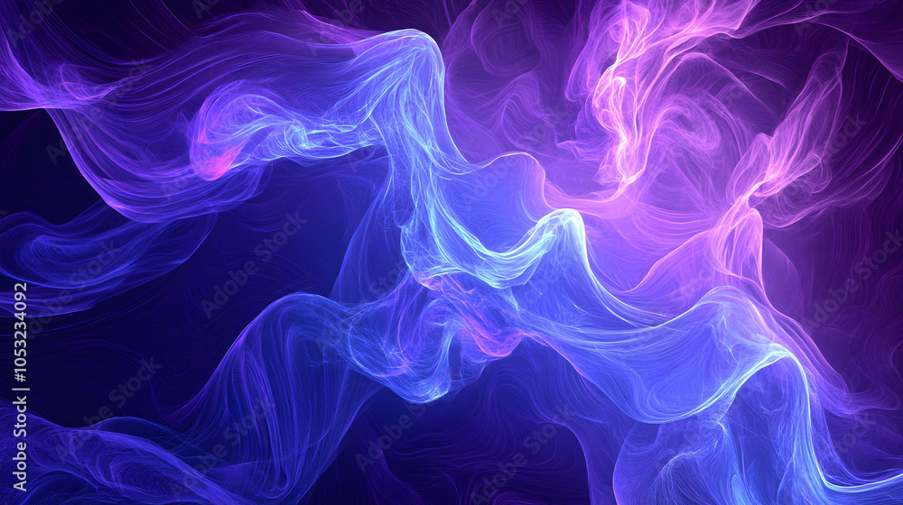 Fototapeta premium Abstract Purple Smoke Background