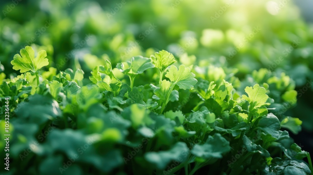 Vibrant mustard greens growing in a climate-controlled greenhouse, with advanced systems ensuring their spicy, robust flavor. Vibrant mustard greens growing in a climate-controlled greenhouse, with advanced systems ensuring their spicy, robust flavor.