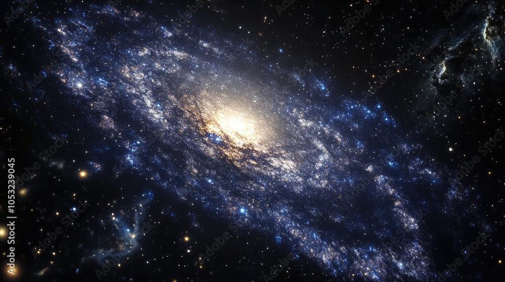 A captivating image of a dwarf galaxy, showcasing its compact structure and shimmering star clusters against a dark cosmic backdrop A captivating image of a dwarf galaxy, showcasing its compact structure and shimmering star clusters against a dark cosmic backdrop