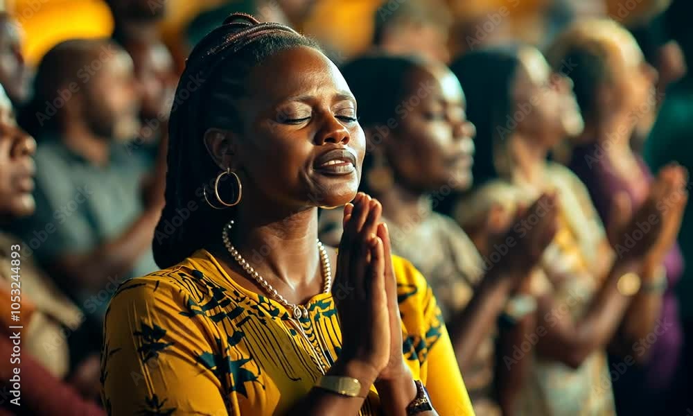 Church Congregation Clapping to Gospel Music Church Congregation Clapping to Gospel Music