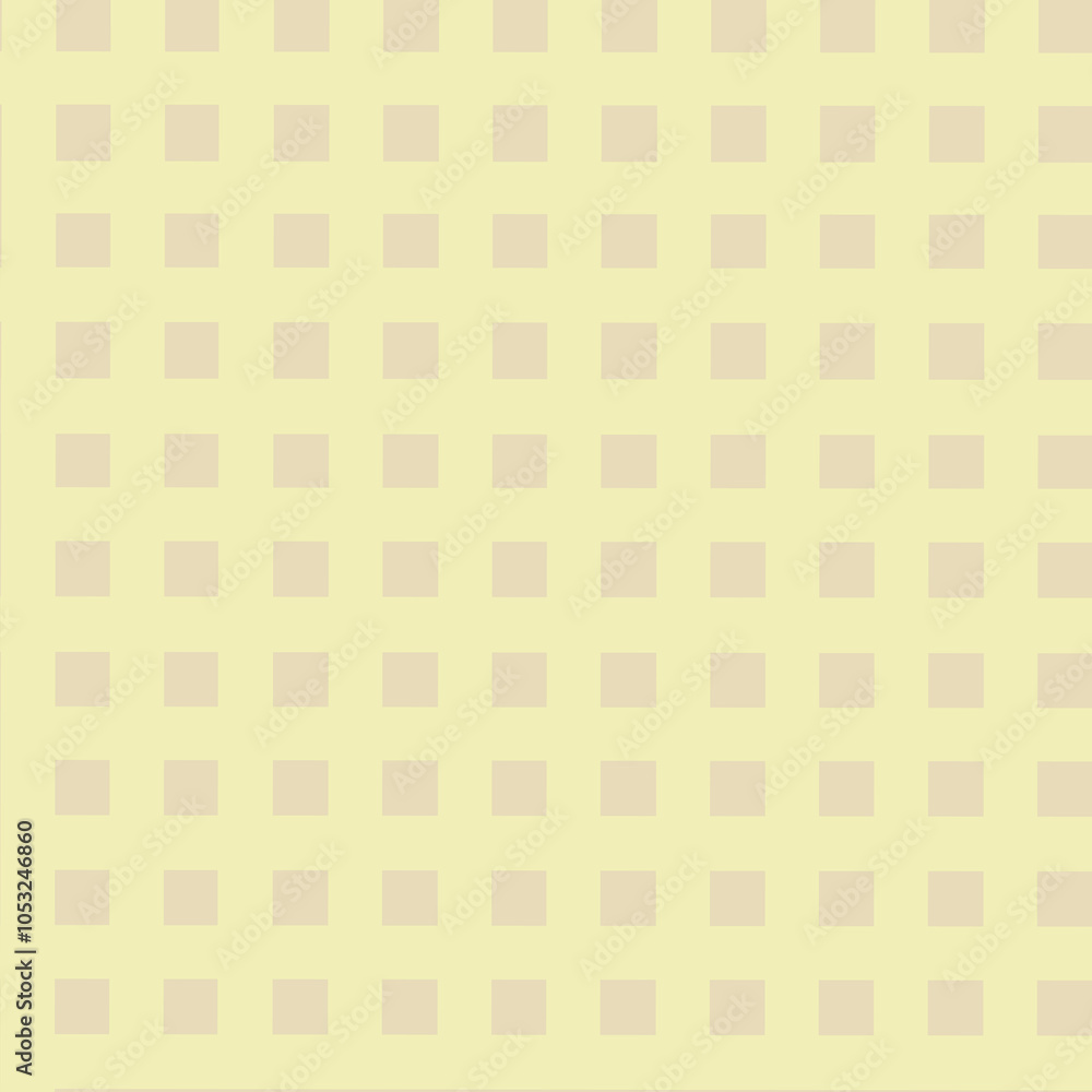 Pastel yellow checked pattern for fabric and background. Pastel yellow checked pattern for fabric and background.