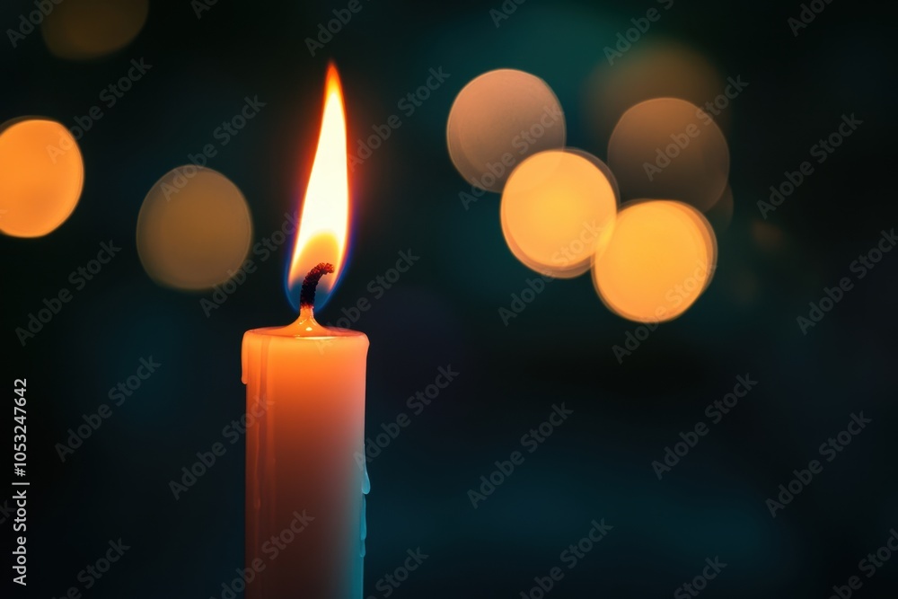 A single candle burning down to the last bit of wax, symbolizing the passage of time and the fleeting nature of life A single candle burning down to the last bit of wax, symbolizing the passage of time and the fleeting nature of life