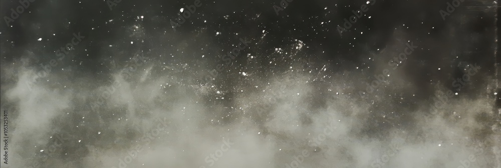 Atmospheric Dust and Particles in Dark Background Atmospheric Dust and Particles in Dark Background