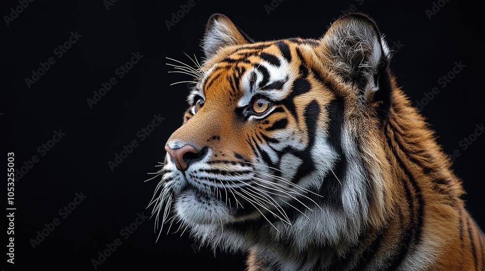 Tiger Portrait Close-up Tiger Portrait Close-up