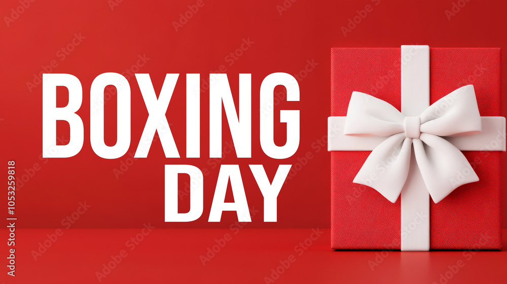 Fototapeta premium Artistic Christmas Gift Box Arrangement