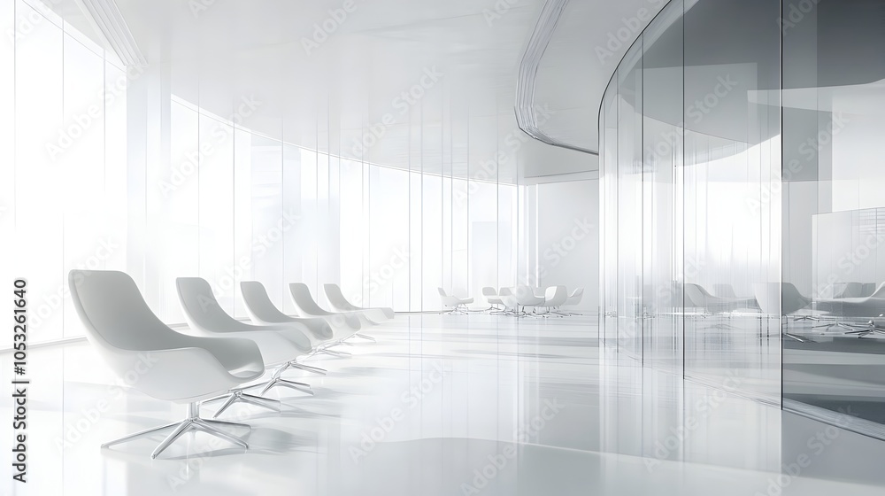 Sleek and Ergonomic Conference Room in Modern Commercial Building A 3D Visualization of a Sophisticated and Functional Workspace Designed for Productive Meetings and Sleek and Ergonomic Conference Room in Modern Commercial Building A 3D Visualization of a Sophisticated and Functional Workspace Designed for Productive Meetings and