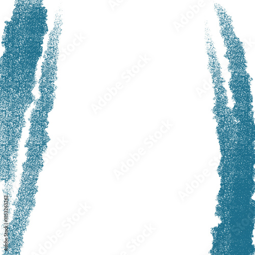 blue square frames in sketchy style