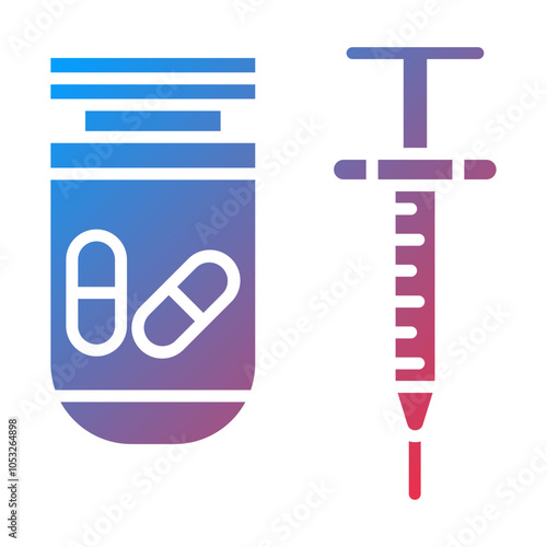Steroids Vector Icon Style