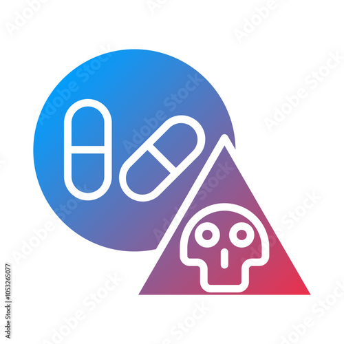 Overdose Vector Icon Style
