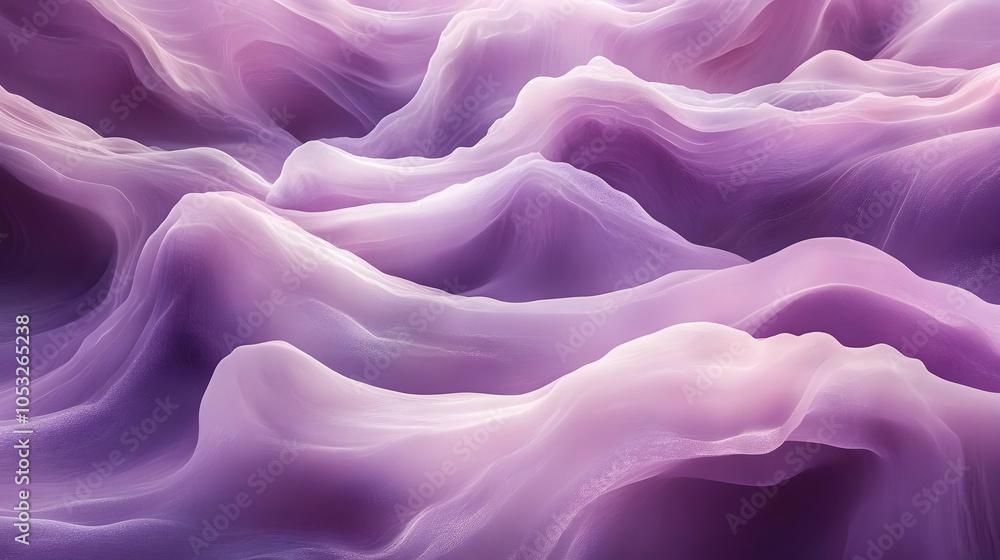 Obraz premium Abstract Purple Swirling 3D Background