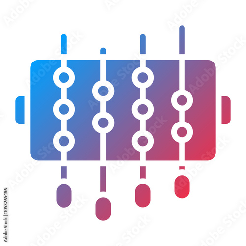 Foosball Vector Icon Style