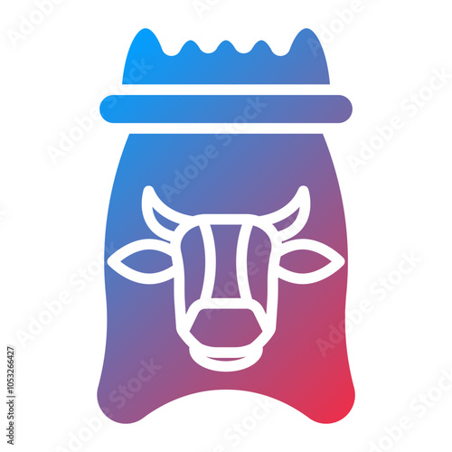 Animal Feed Vector Icon Style