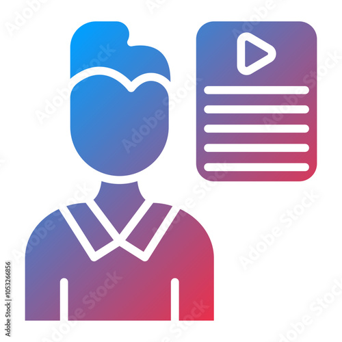 User Generated content Vector Icon Style photo