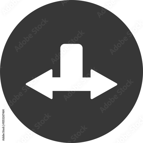 Separation Vector Icon Design