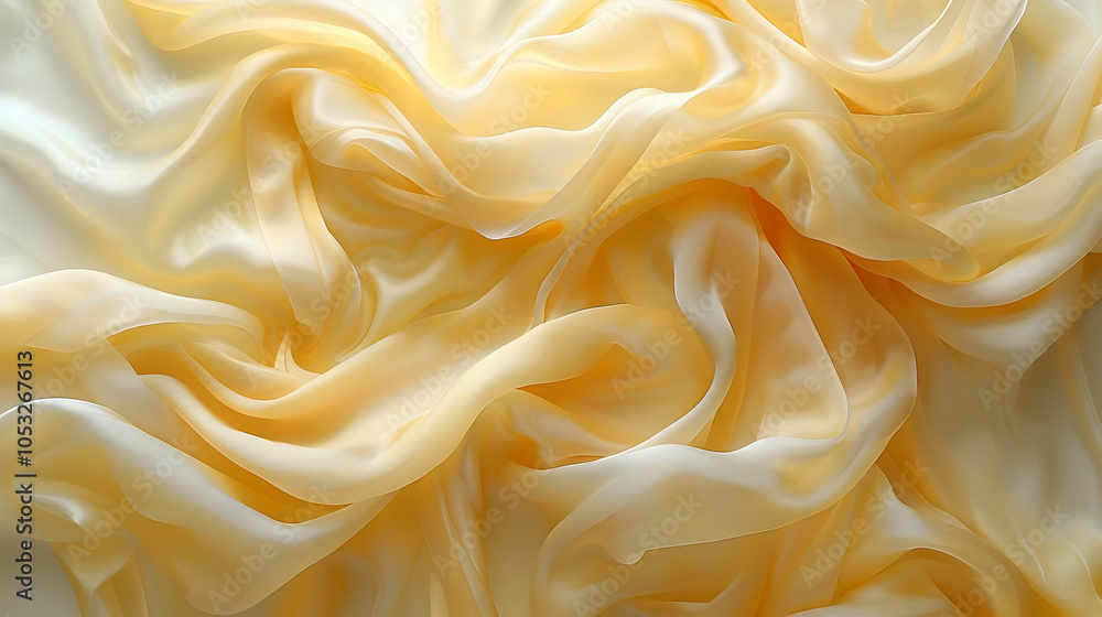 Abstract Yellow Fabric Background Abstract Yellow Fabric Background