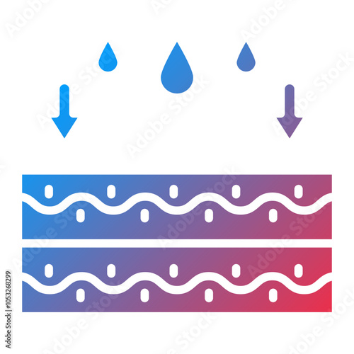 Absorption Vector Icon Style