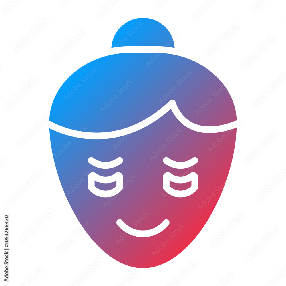 Obraz premium Dark Circles Vector Icon Style