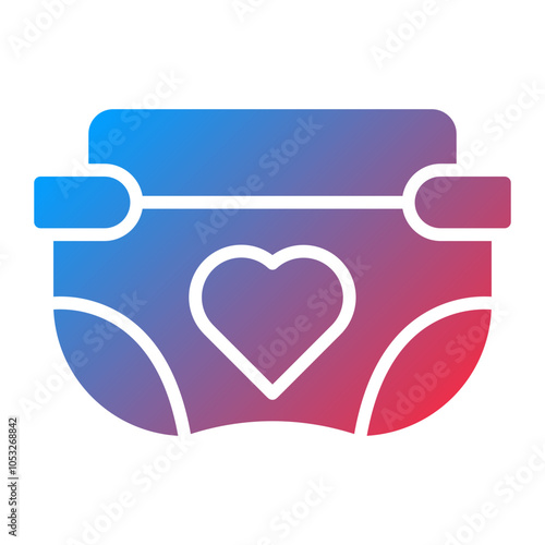 Diapers Vector Icon Style