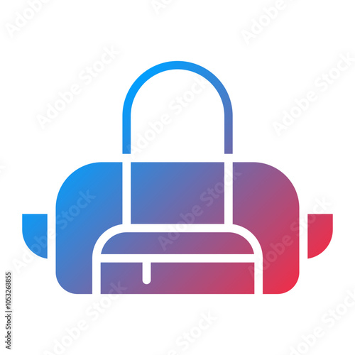 Diaper bag Vector Icon Style