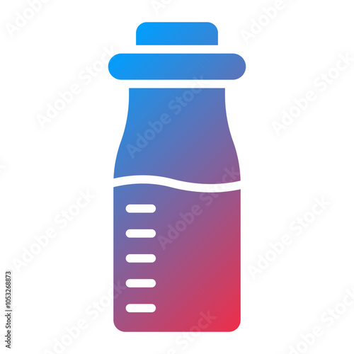 Milk bottle Vector Icon Style