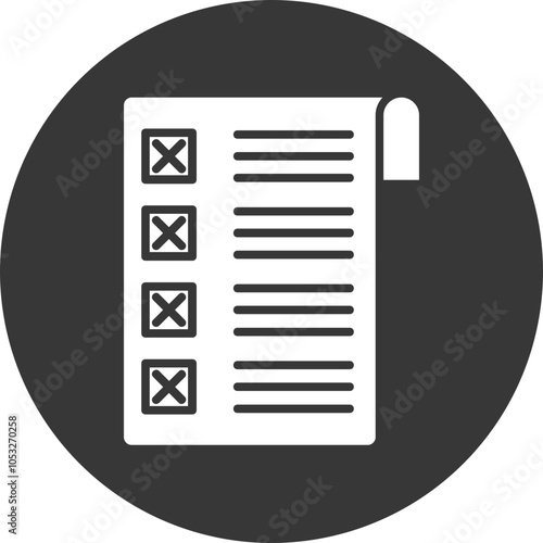 Resignation Vector Icon Design