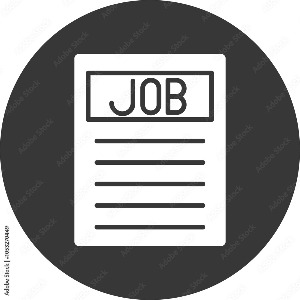 Job Description Vector Icon Design Job Description Vector Icon Design