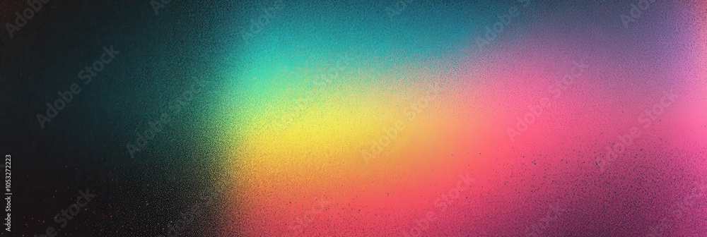 Vibrant Gradient of Pink, Yellow, and Turquoise Colors Vibrant Gradient of Pink, Yellow, and Turquoise Colors