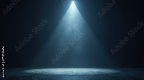 Moody Stage Lighting Background for Theater, Concerts, and Performances - Dramatic Spotlights and Colorful Effects