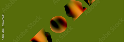 Fluid color geometric shapes abstract background. Vector Illustration For Wallpaper, Banner, Background, Card, Book Illustration, landing page