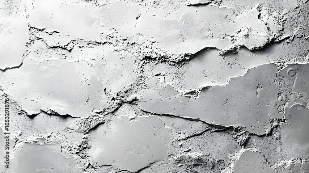Fototapeta premium Gray Cracked Concrete Wall Texture Background