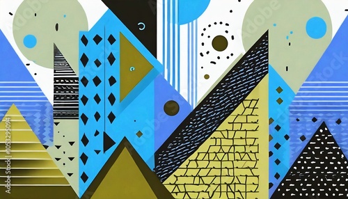 Abstract geometric background design