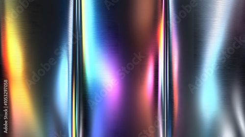 abstract background Chrome effect style