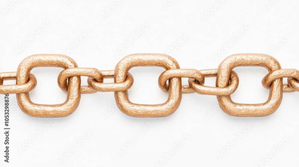 Obraz premium Elegant gold chain a close-up of stylish metal links perfect for fashion and jewelry design inspiration