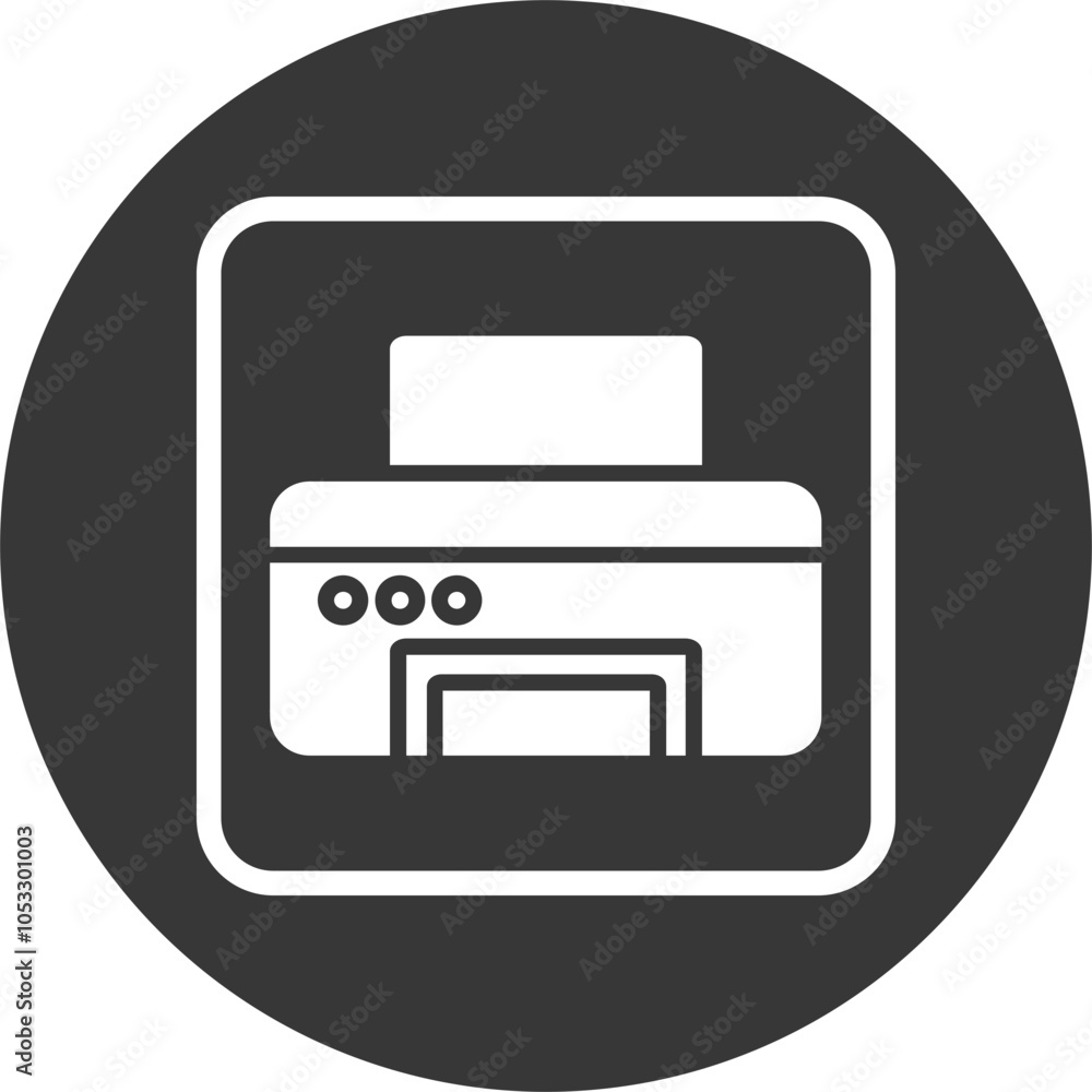 Print Vector Icon Print Vector Icon