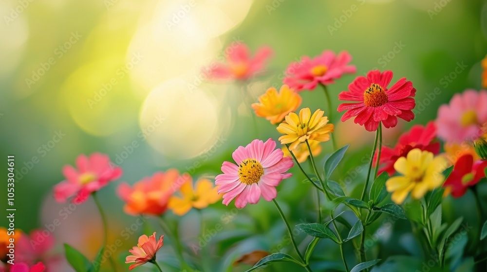 Colorful Flowers in Bloom Colorful Flowers in Bloom