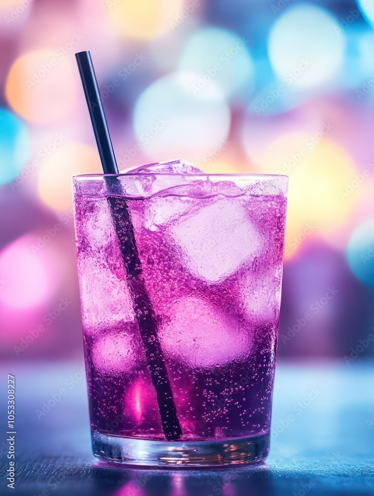 Refreshing cocktails glowing in the heart of nightlife, perfect for sipping on a vibrant evening out. Refreshing cocktails glowing in the heart of nightlife, perfect for sipping on a vibrant evening out.
