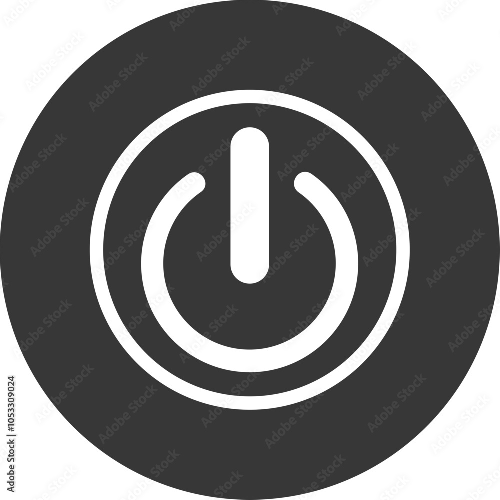 Power Button Vector Icon Power Button Vector Icon