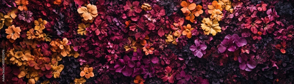 A vibrant arrangement of dried flowers in various colors, creating an artistic backdrop. A vibrant arrangement of dried flowers in various colors, creating an artistic backdrop.