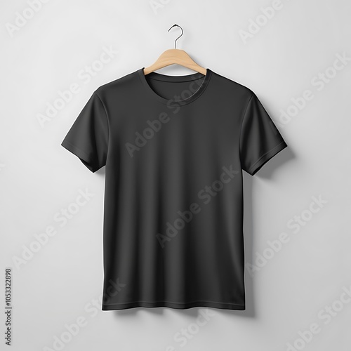 High quality black tshirt mockup