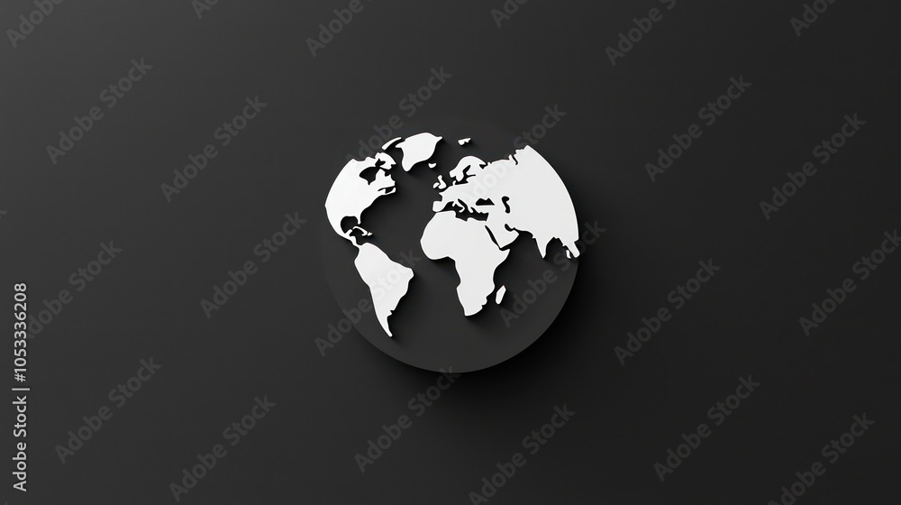 Glyph icon in a minimalist design symbolizing global news and updates. Glyph icon in a minimalist design symbolizing global news and updates.