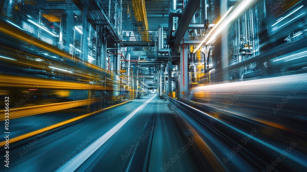 Industrial Motion Blur: Speed and Technology Industrial Motion Blur: Speed and Technology