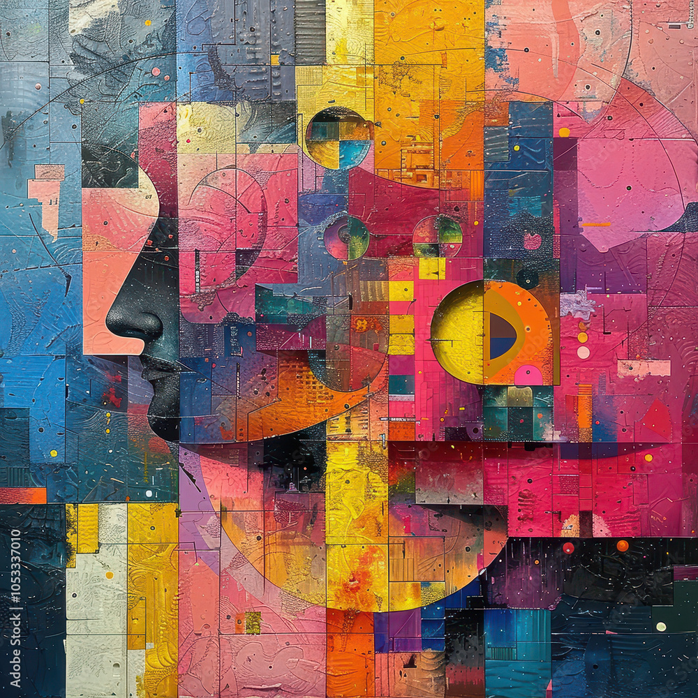 Fototapeta premium Collage of various art styles