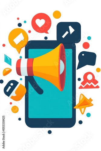 Streamlined icon design for online marketing retargeting, suitable for digital ads.