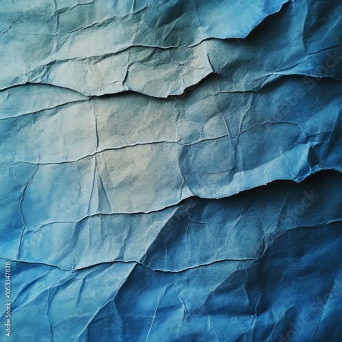 Aged blue paper texture.