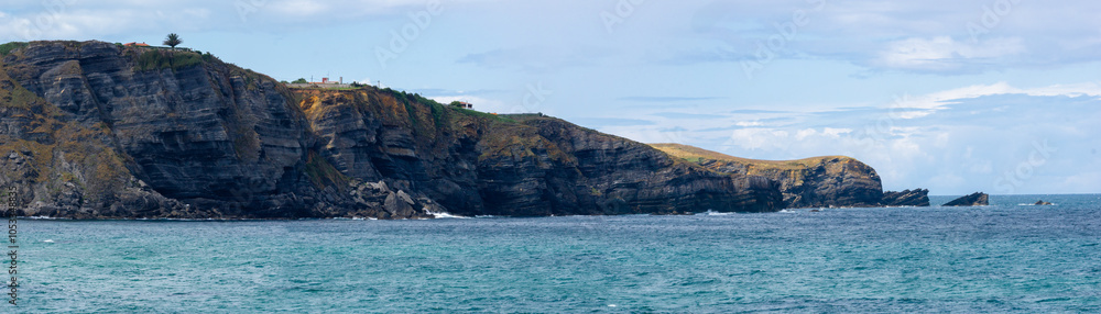 state coast landscape in summer. North of Spain, Asturias state coast landscape in summer. North of Spain, Asturias