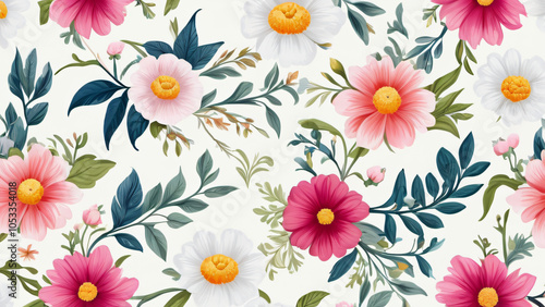 seamless floral background